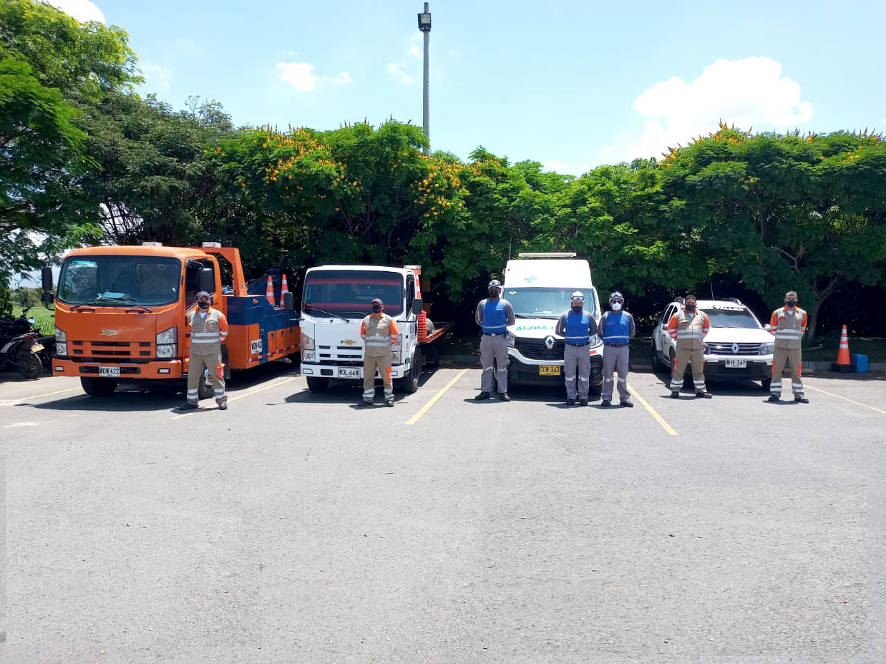 Servicios gratuitos en la vía